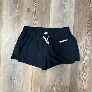 Vuori Navy Blue Athletic Shorts with Elastic Waistband